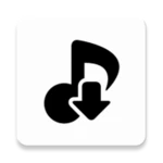 music downloader android application logo